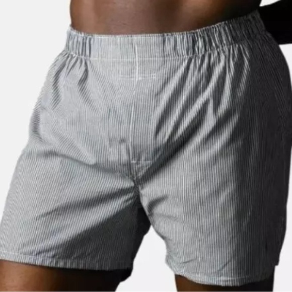 2pk ENUINE RALPH LAUREN POLO US 52  BIG & TALL BLACK GRAY WOVEN COTTON BOXERS - Picture 5 of 5